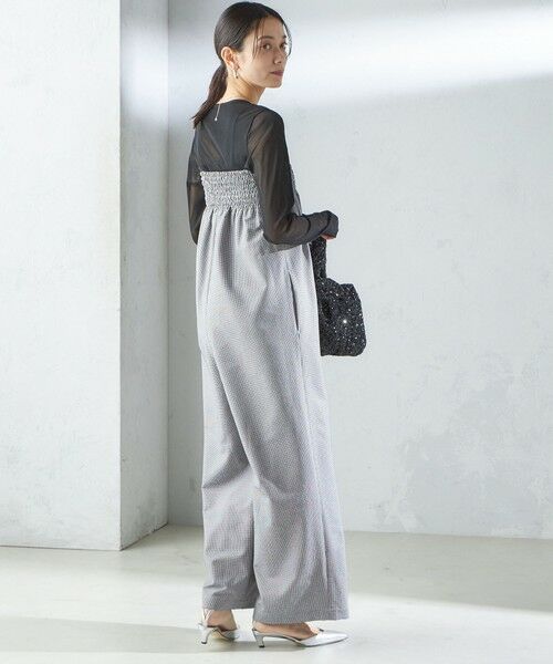 SHIPS / シップス Tシャツ | 〈手洗い可能〉ストレッチ チュール ロング スリーブ TEE | 詳細27