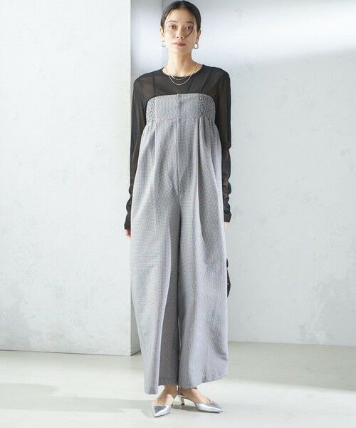 SHIPS / シップス Tシャツ | 〈手洗い可能〉ストレッチ チュール ロング スリーブ TEE | 詳細28