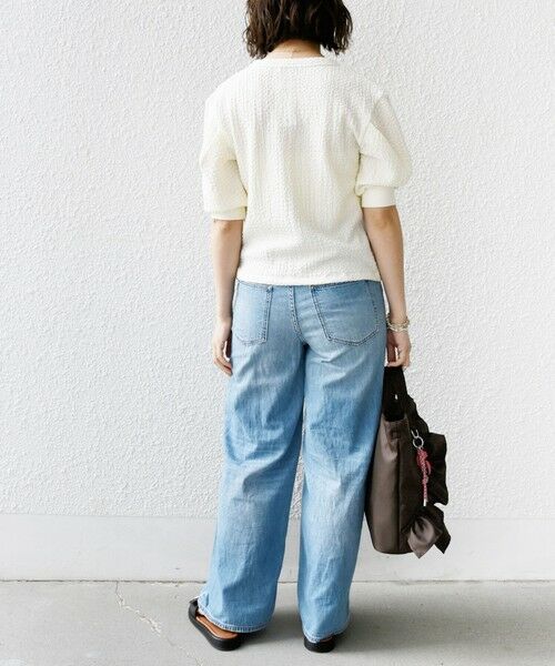 SHIPS / シップス カーディガン・ボレロ | 【WEB限定】〈手洗い可能〉バンピー シャーリング 5分袖 カーディガン | 詳細2