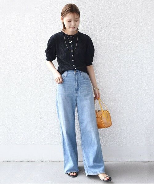 SHIPS / シップス カーディガン・ボレロ | 【WEB限定】〈手洗い可能〉バンピー シャーリング 5分袖 カーディガン | 詳細26