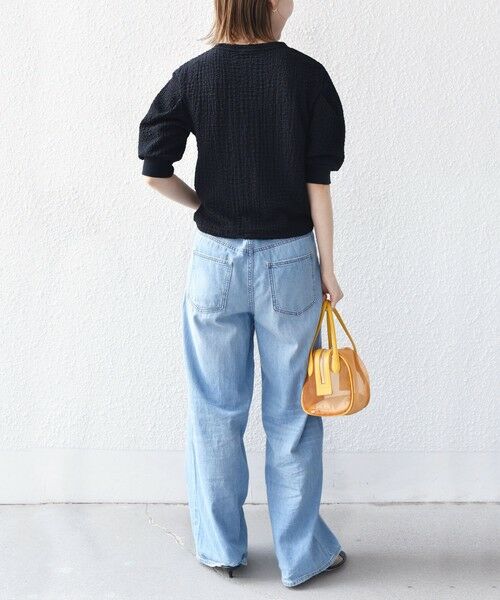 SHIPS / シップス カーディガン・ボレロ | 【WEB限定】〈手洗い可能〉バンピー シャーリング 5分袖 カーディガン | 詳細28