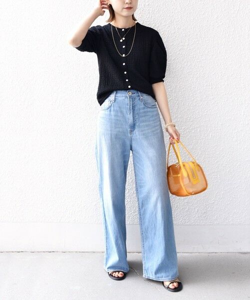 SHIPS / シップス カーディガン・ボレロ | 【WEB限定】〈手洗い可能〉バンピー シャーリング 5分袖 カーディガン | 詳細29