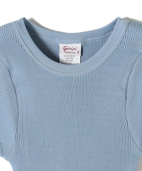 SHIPS / シップス Tシャツ | gicipi:リブ フレンチ スリーブ（CALCIO） | 詳細4