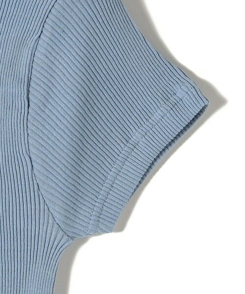 SHIPS / シップス Tシャツ | gicipi:リブ フレンチ スリーブ（CALCIO） | 詳細5