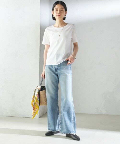 SHIPS / シップス Tシャツ | ギザコットン ベーシック TEE | 詳細1