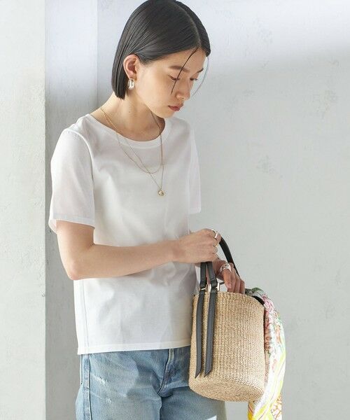 SHIPS / シップス Tシャツ | ギザコットン ベーシック TEE | 詳細10