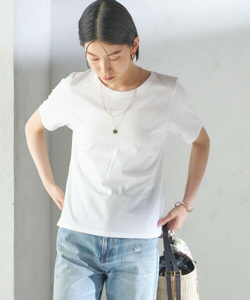 SHIPS / シップス Tシャツ | ギザコットン ベーシック TEE | 詳細13