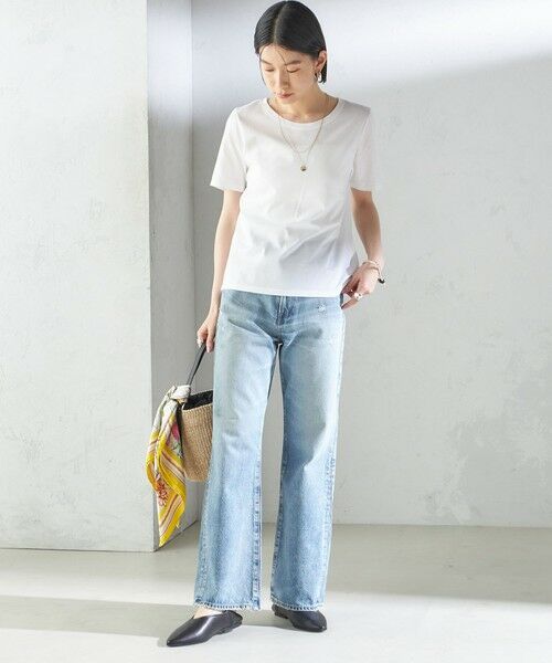 SHIPS / シップス Tシャツ | ギザコットン ベーシック TEE | 詳細5