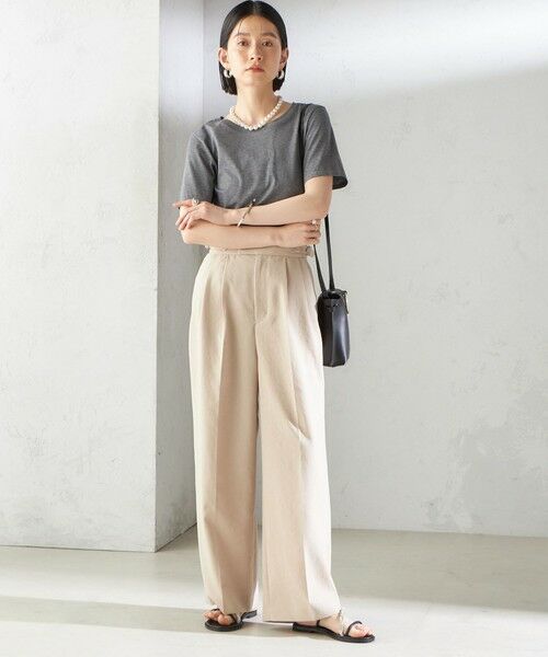 SHIPS / シップス Tシャツ | ギザコットン ベーシック TEE | 詳細24