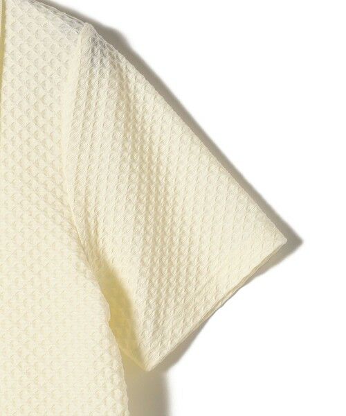 SHIPS / シップス ポロシャツ | 小泉里子コラボ:シャーリング ジャカード ポロ | 詳細14