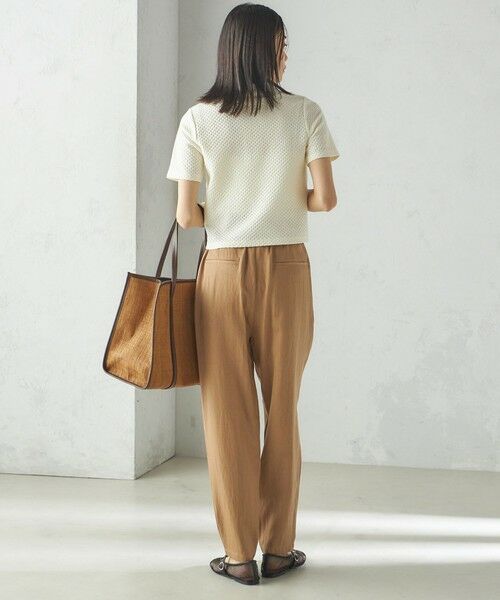 SHIPS / シップス ポロシャツ | 小泉里子コラボ:シャーリング ジャカード ポロ | 詳細4