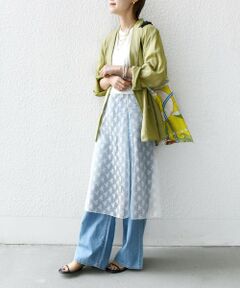 SHIPS / シップス Tシャツ | 【WEB限定】ラッセル レース ドッキング TEE