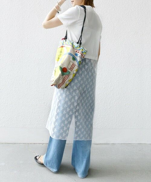 SHIPS / シップス Tシャツ | 【WEB限定】ラッセル レース ドッキング TEE | 詳細2