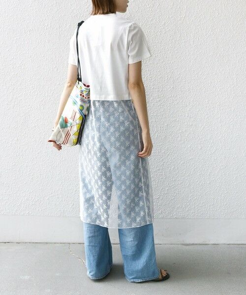 SHIPS / シップス Tシャツ | 【WEB限定】ラッセル レース ドッキング TEE | 詳細3