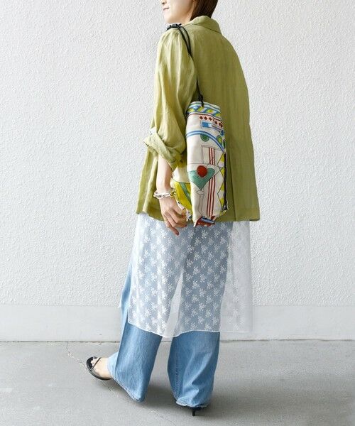 SHIPS / シップス Tシャツ | 【WEB限定】ラッセル レース ドッキング TEE | 詳細8