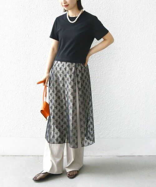 SHIPS / シップス Tシャツ | 【WEB限定】ラッセル レース ドッキング TEE | 詳細19