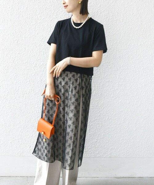 SHIPS / シップス Tシャツ | 【WEB限定】ラッセル レース ドッキング TEE | 詳細22