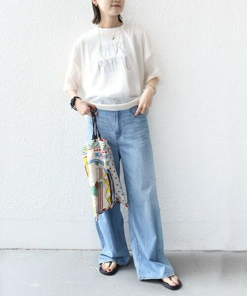 SHIPS / シップス Tシャツ | 〈手洗い可能〉シアー トリコット ショート スリーブ プルオーバー | 詳細11