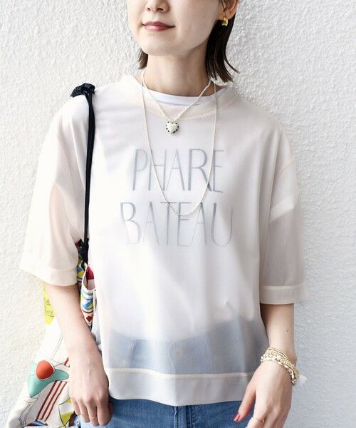 SHIPS / シップス Tシャツ | 〈手洗い可能〉シアー トリコット ショート スリーブ プルオーバー | 詳細12