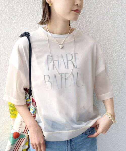 SHIPS / シップス Tシャツ | 〈手洗い可能〉シアー トリコット ショート スリーブ プルオーバー | 詳細13