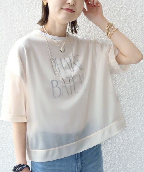 SHIPS / シップス Tシャツ | 〈手洗い可能〉シアー トリコット ショート スリーブ プルオーバー | 詳細16