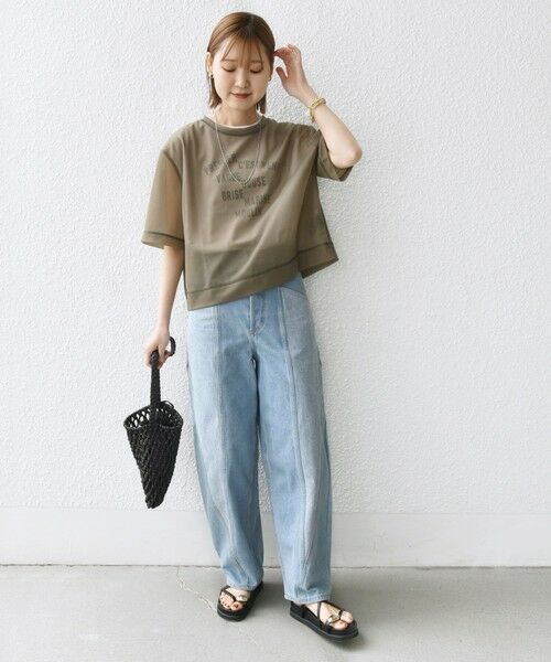 SHIPS / シップス Tシャツ | 〈手洗い可能〉シアー トリコット ショート スリーブ プルオーバー | 詳細19