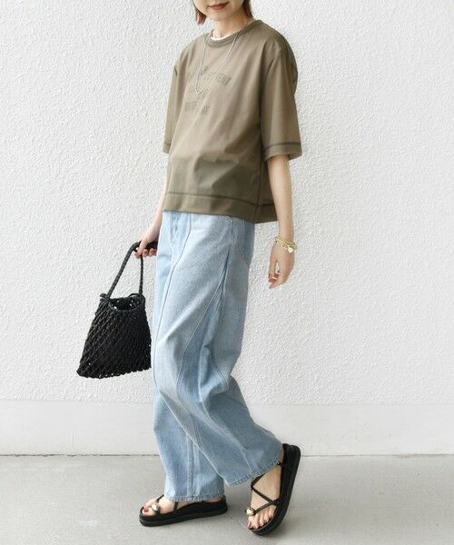 SHIPS / シップス Tシャツ | 〈手洗い可能〉シアー トリコット ショート スリーブ プルオーバー | 詳細20