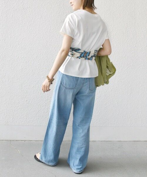 SHIPS / シップス Tシャツ | 【WEB限定】〈手洗い可能〉スカーフ コンビ TEE | 詳細3