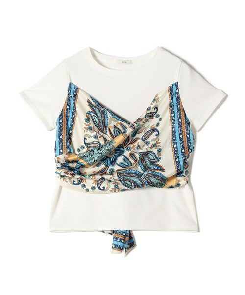 SHIPS / シップス Tシャツ | 【WEB限定】〈手洗い可能〉スカーフ コンビ TEE | 詳細12