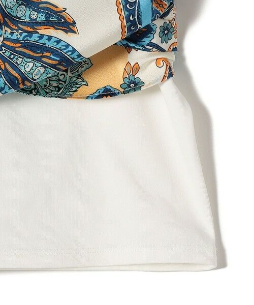 SHIPS / シップス Tシャツ | 【WEB限定】〈手洗い可能〉スカーフ コンビ TEE | 詳細16