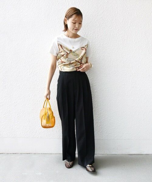 SHIPS / シップス Tシャツ | 【WEB限定】〈手洗い可能〉スカーフ コンビ TEE | 詳細19