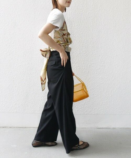 SHIPS / シップス Tシャツ | 【WEB限定】〈手洗い可能〉スカーフ コンビ TEE | 詳細23