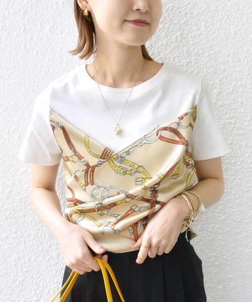 tシャツ 「洗える・WEB限定カラーあり」コンパクトダブルフェイス トップス レディース Lace Ladies tシャツ フロント ダブルジップ コンパクト 半袖