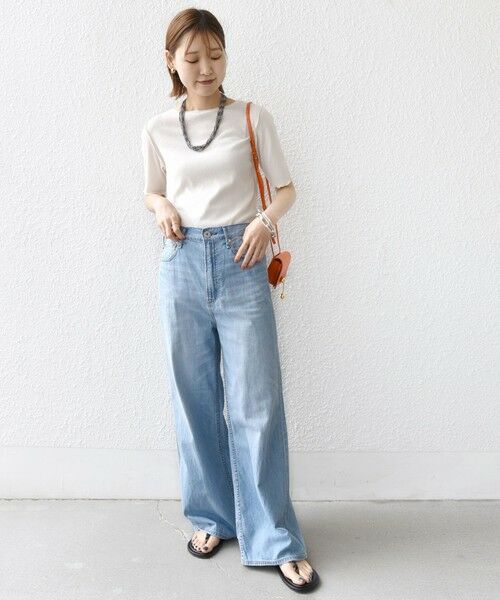 SHIPS / シップス Tシャツ | 〈手洗い可能〉ドライ テレコ ショート スリーブ プルオーバー | 詳細1