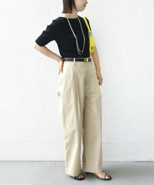 SHIPS / シップス Tシャツ | 〈手洗い可能〉ドライ テレコ ショート スリーブ プルオーバー | 詳細14