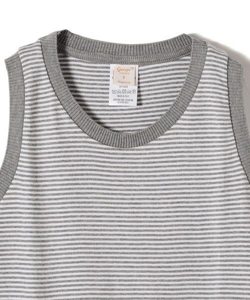 SHIPS / シップス タンクトップ | gicipi:ノースリーブ プルオーバー（RADIO） | 詳細3