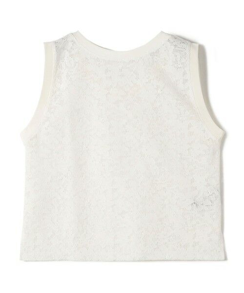 SHIPS / シップス タンクトップ | 〈手洗い可能〉オーガニック コットン レース ノースリーブ プルオーバー | 詳細20