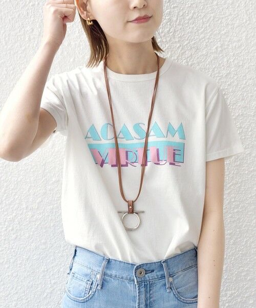 SHIPS / シップス Tシャツ | ACASAM:クルーネック TEE | 詳細4