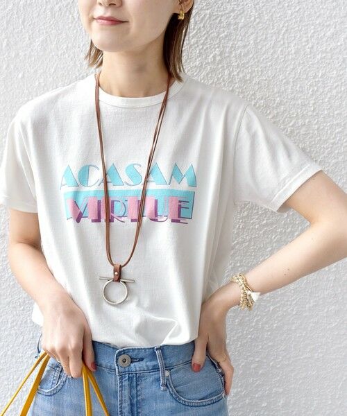 SHIPS / シップス Tシャツ | ACASAM:クルーネック TEE | 詳細5