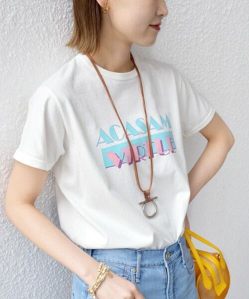 SHIPS / シップス Tシャツ | ACASAM:クルーネック TEE | 詳細7