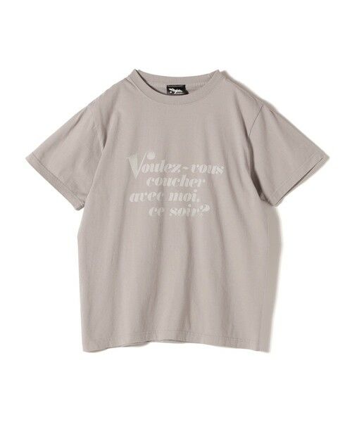 SHIPS for women/シップスウィメン WORN FREE:ARTIST T-SHIRTS(FR) ライトグレー ONE SIZE SHIPS for women/シップスウィメン WORN FREE:ARTIST T-SHIRTS(FR) ライトグレー ONE SIZE