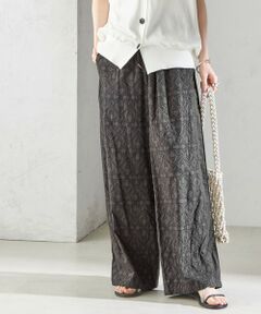 SHIPS / シップス その他パンツ | 〈手洗い可能〉コットン ドビー ウエスト ゴム ギャザー パンツ