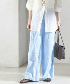 SHIPS / シップス その他パンツ | 〈手洗い可能〉コットン ドビー ウエスト ゴム ギャザー パンツ