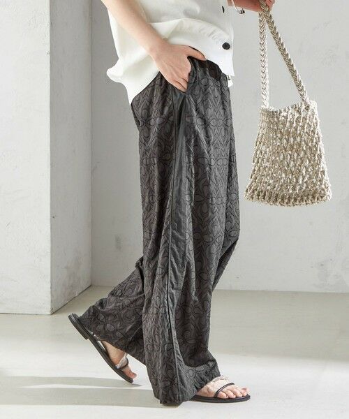 SHIPS / シップス その他パンツ | 〈手洗い可能〉コットン ドビー ウエスト ゴム ギャザー パンツ | 詳細10