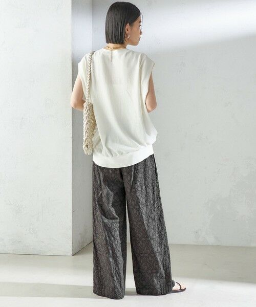 SHIPS / シップス その他パンツ | 〈手洗い可能〉コットン ドビー ウエスト ゴム ギャザー パンツ | 詳細5