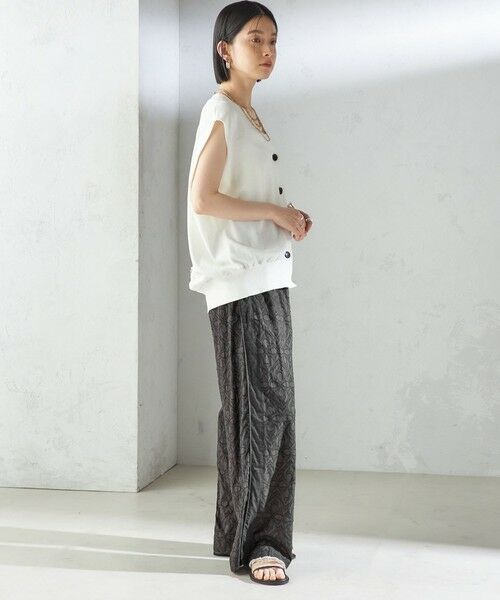 SHIPS / シップス その他パンツ | 〈手洗い可能〉コットン ドビー ウエスト ゴム ギャザー パンツ | 詳細6