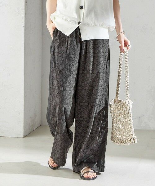 SHIPS / シップス その他パンツ | 〈手洗い可能〉コットン ドビー ウエスト ゴム ギャザー パンツ | 詳細7