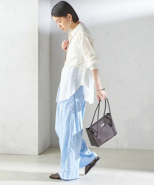 SHIPS / シップス その他パンツ | 〈手洗い可能〉コットン ドビー ウエスト ゴム ギャザー パンツ | 詳細17