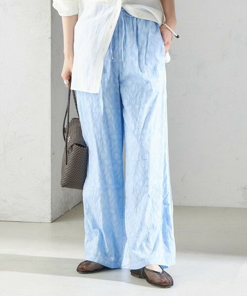 SHIPS / シップス その他パンツ | 〈手洗い可能〉コットン ドビー ウエスト ゴム ギャザー パンツ | 詳細21