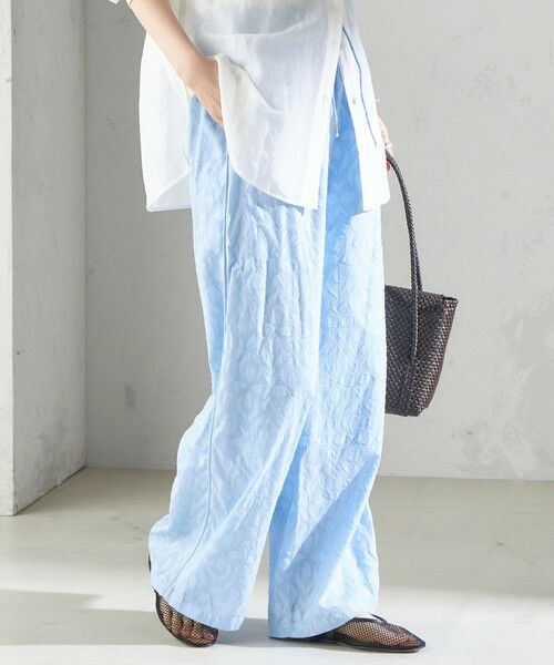 SHIPS / シップス その他パンツ | 〈手洗い可能〉コットン ドビー ウエスト ゴム ギャザー パンツ | 詳細24